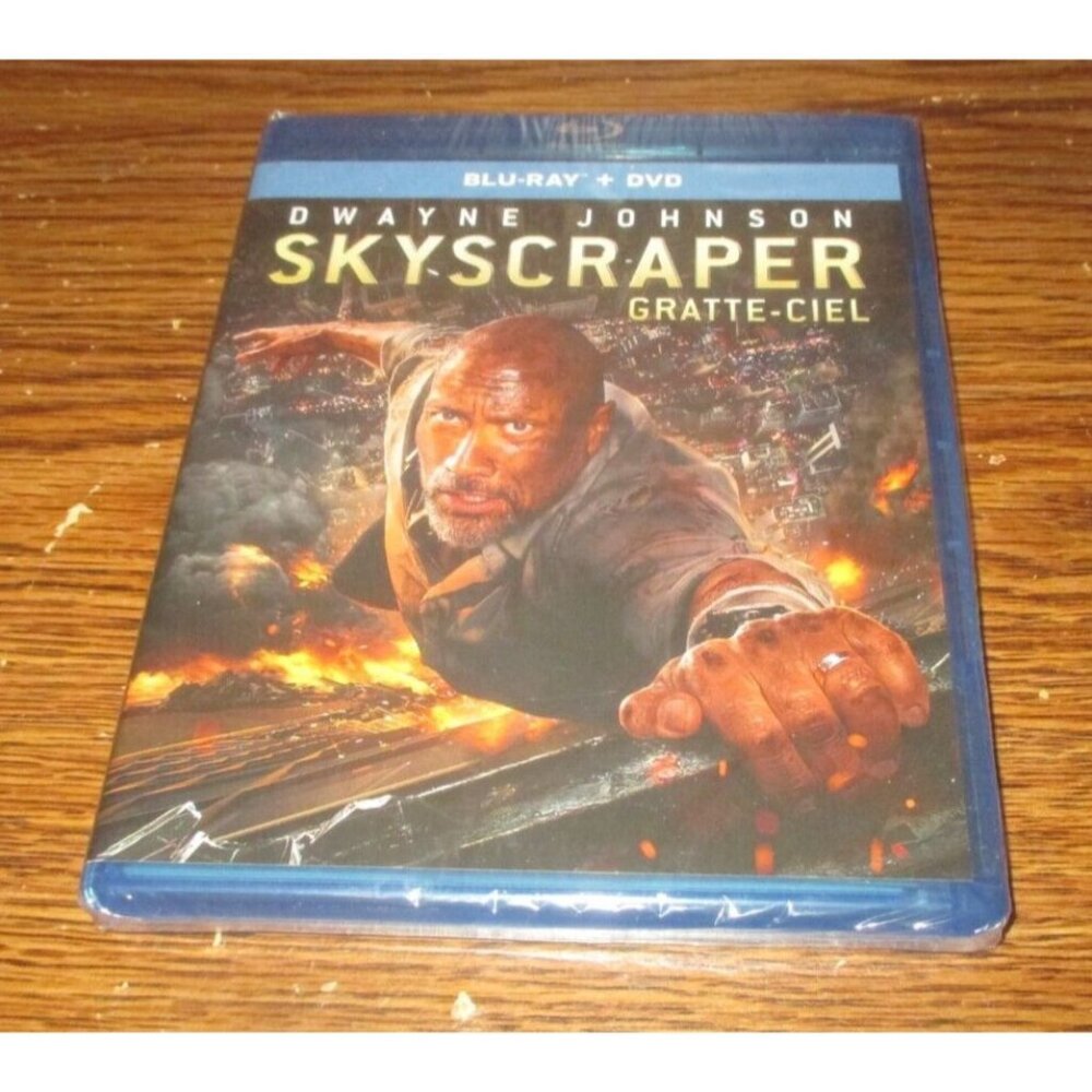 Skyscraper (Blu-ray / DVD, 2-Disc Set, 2018) (unopened)